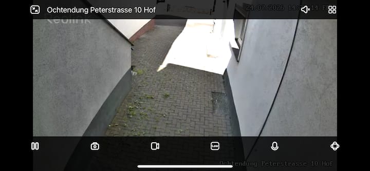 Ansicht Überwachungskamera